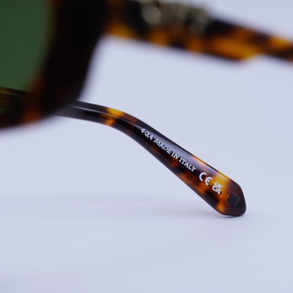🕶️New Off-White OERI13C RENTON 6055 Sunglasses - Havana Frame, Green Lenses - Picture 8 of 11